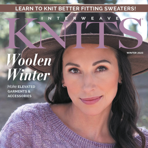Interweave Knits Magazine Winter 2023 Cover