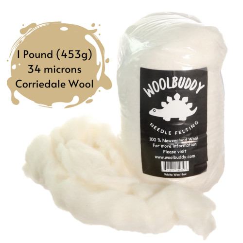 Woolbuddy Fiber Core Wool White