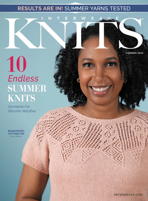 Interweave Knits Magazine Summer 2023 Cover