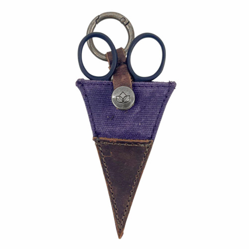Della Q Maker's Canvas Scissor Pocket Purple
