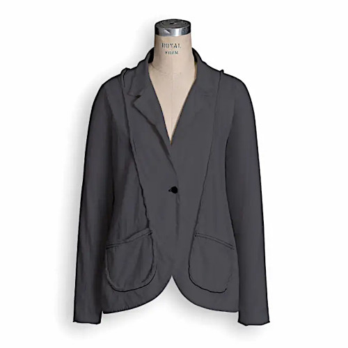 Cynthia Ashby Tibby Jacket Charcoal XS