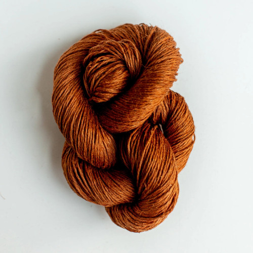 Twine Daytime Linen Fingering Mini Spool Rust