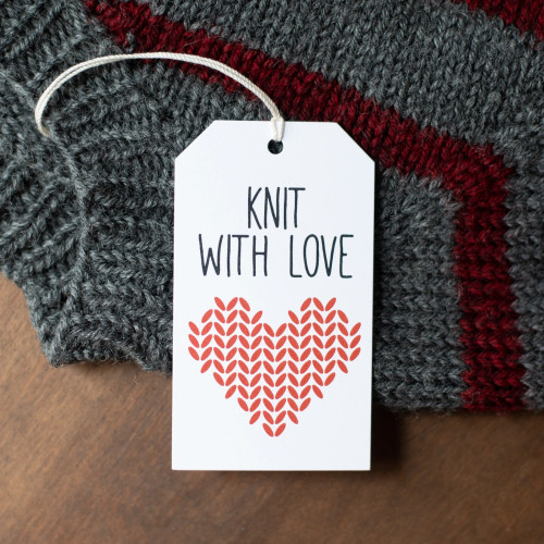 Camp Stitchwood Gift Tags Knit with Love