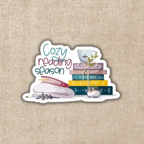 Wildly Enough Sticker Cozy Reading Season