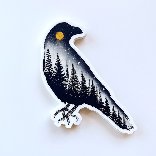 Kaari & Co. Vinyl Sticker Forested Bird