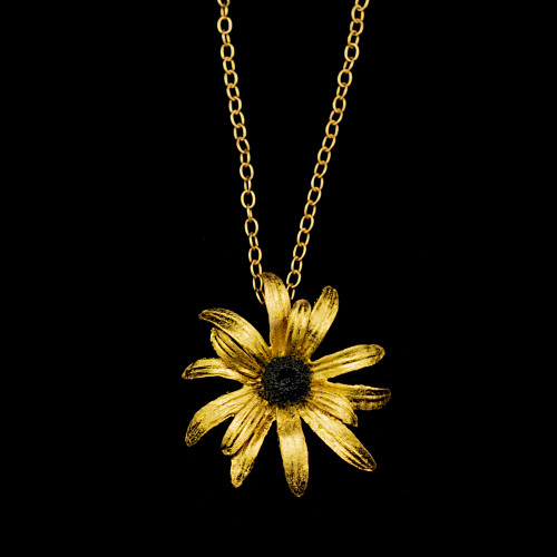 Michael Michaud Necklace Black Eyed Susan Pendant