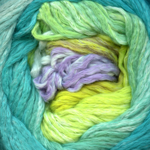 Juniper Moon Farm Cumulus Rainbow Yarn 222 Crystal Cove