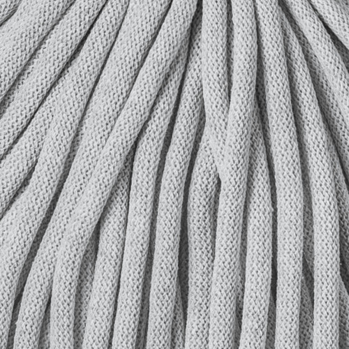 Bobbiny Braided Cord 9mm Light Grey