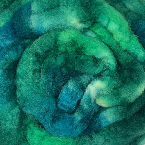 Frabjous Fibers 4 oz BFL Dyed Top 0137 Balsam