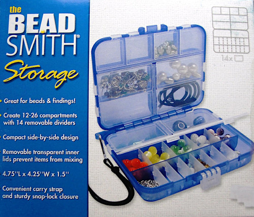Beadsmith Blue Mini Case