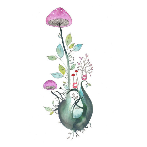 Melissa Moss Art Sticker You're Weird, I Love You