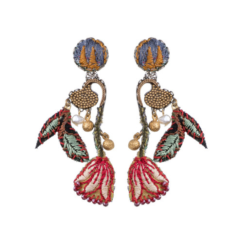 Ayala Bar Embroidered Garden Earrings 011SE2261