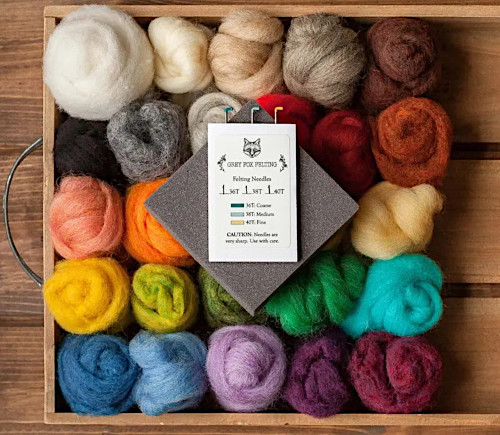 Grey Fox Felting Kit Starter (Beginner)