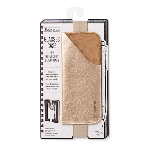 Bookaroo Glasses Case (Gold)