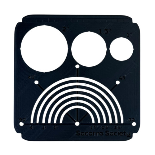 Socorro Society Stencil Circle (Black)