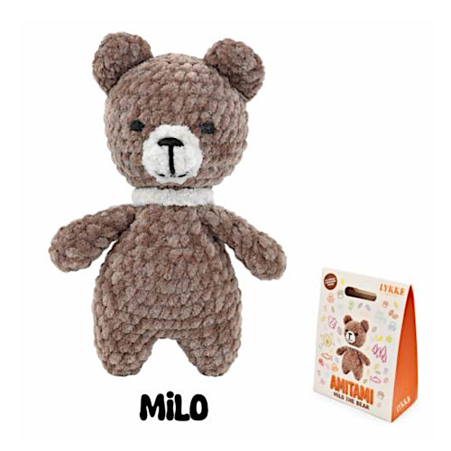 Lykke Amitami Crochet Kit Milo the Bear