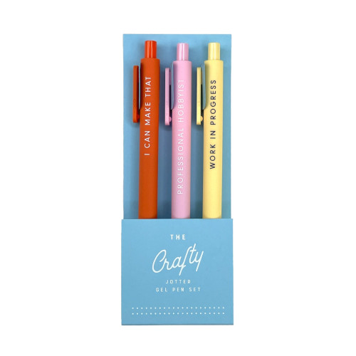 Ruff House Jotter Gel Pen Set (Crafty)