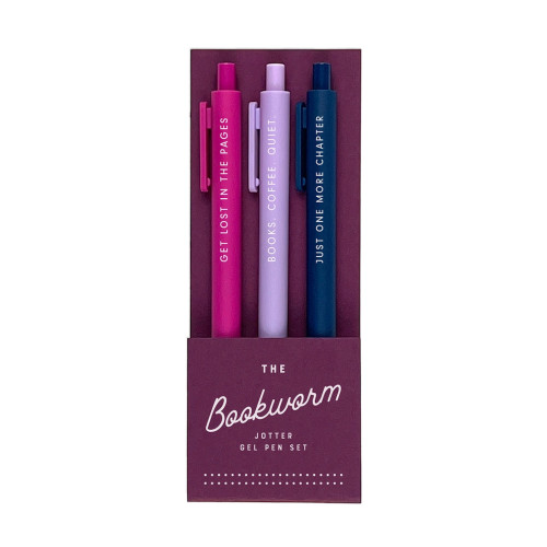 Ruff House Jotter Gel Pen Set (The Bookworm)