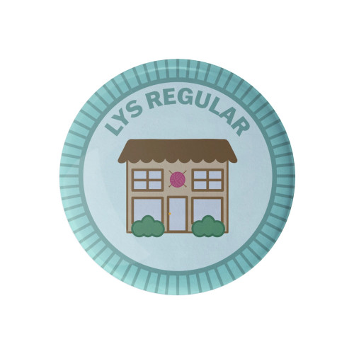 Camp Stitchwood Button Badge (LYS Regular)