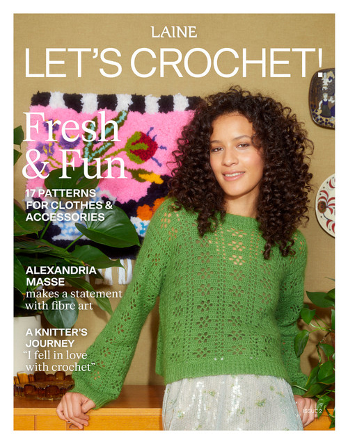 Laine Let's Crochet Issue 2 Spring 2026 Cover