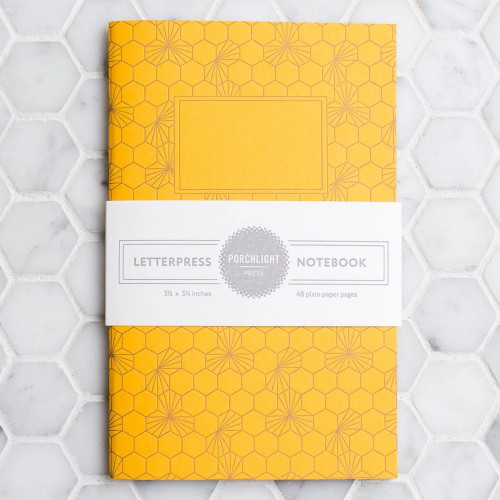 Porchlight Press Pocket Notebook Honeycomb