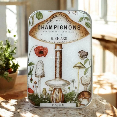 Firefly Notes Tin Large Vintage Mushroom (Parisian Forest)
