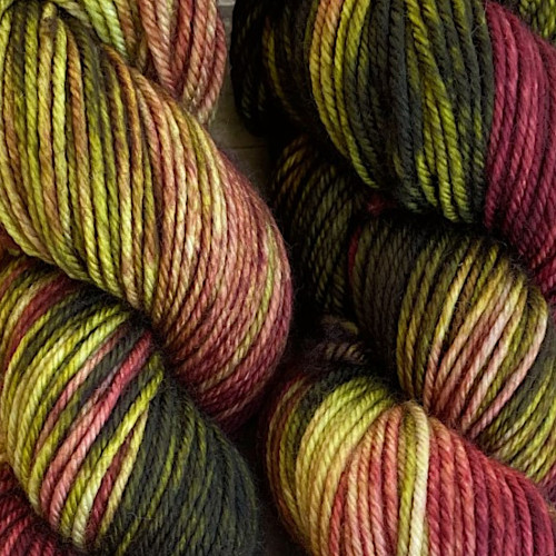 Polka Dot Sheep Tenderfoot 80/20 Yarn Lavish
