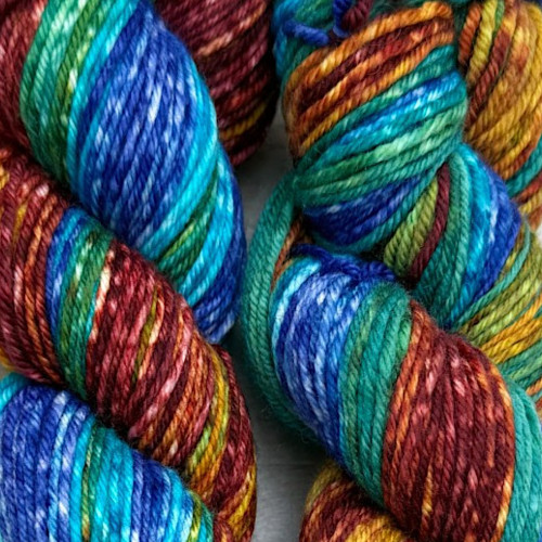 Polka Dot Sheep Striata DK Gradient Yarn Kaleidoscope