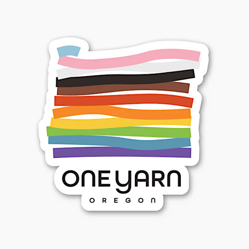 One Yarn State Sticker (Oregon)