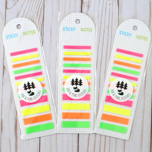 Fox & Pine Pattern Highlighter Strips (Short)