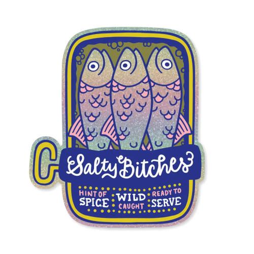 Shelli Can Sticker Salty Bitches