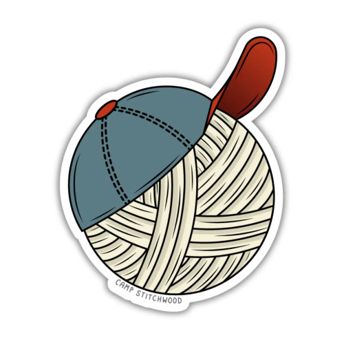 Camp Stitchwood Sticker (Baseball)