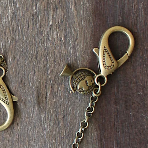 Never Not Knitting World Traveler Scissor Chain (Globe) NS