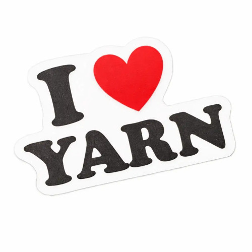 Shady Pines Vinyl Sticker (I Love Yarn)