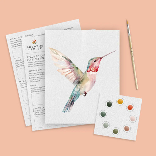 Breathe People All-In-One Watercolor Kit (Hummingbird)