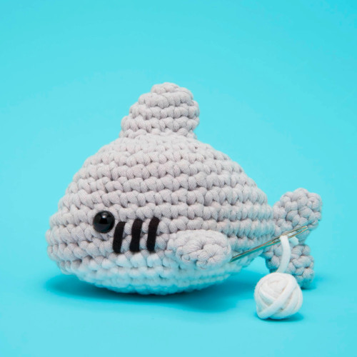 Woobles Beginner Crochet Kit Tank Shark