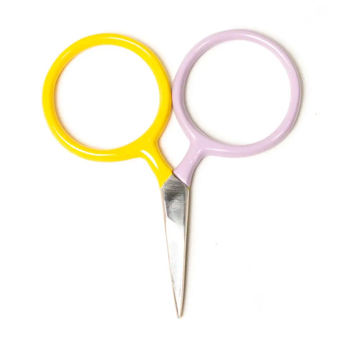 Degen Mini Scissors Circle Two Tone (Lilac + Yellow)