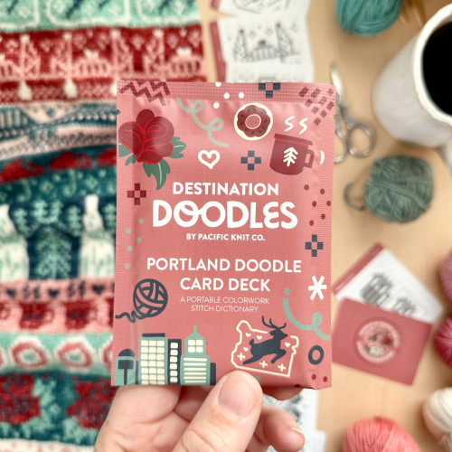 Pacific Knit Co Doodle Card Deck Portland (Foil Pack)