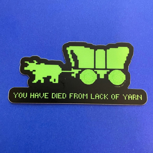 Comma Craft Co. Vinyl Sticker The Darner Party (4.5x2" Gloss)