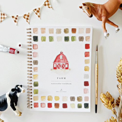 Emily Lex Studio Watercolor Workbook (Farm)