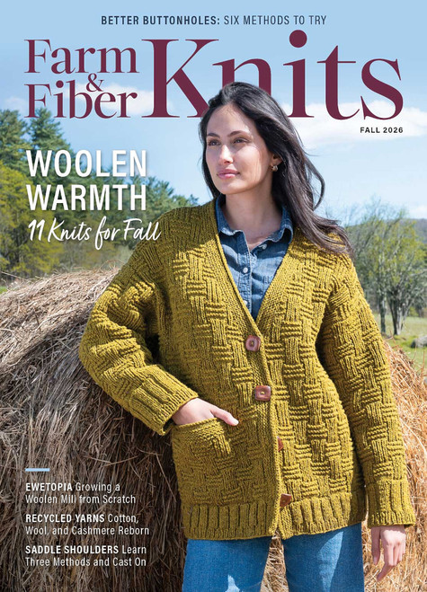 Farm & Fiber Knits 2026 Fall Cover