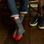 Churchmouse Pattern Oxford Socks