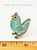 Boy Girl Party Enamel Pin Chicken Blue