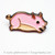 Boy Girl Party Enamel Pin Teacup Pig