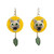 Chickenscratch Earrings Dandylion