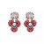 Ayala Bar Red Roses Earrings 011C1831