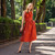 Menique Hailey Cinnamon Red M