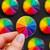 The Gray Muse Enamel Pin Rainbow Color Wheel