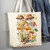 Avery Lane Gifts Tote Vintage Mushrooms Botanicals Fairy