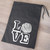 Anna B Drawstring Bag Love (Black)